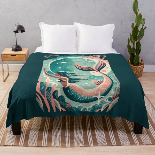 Item preview, Mermaid in the Water Vintage designed and sold by SophiaKoorArt.