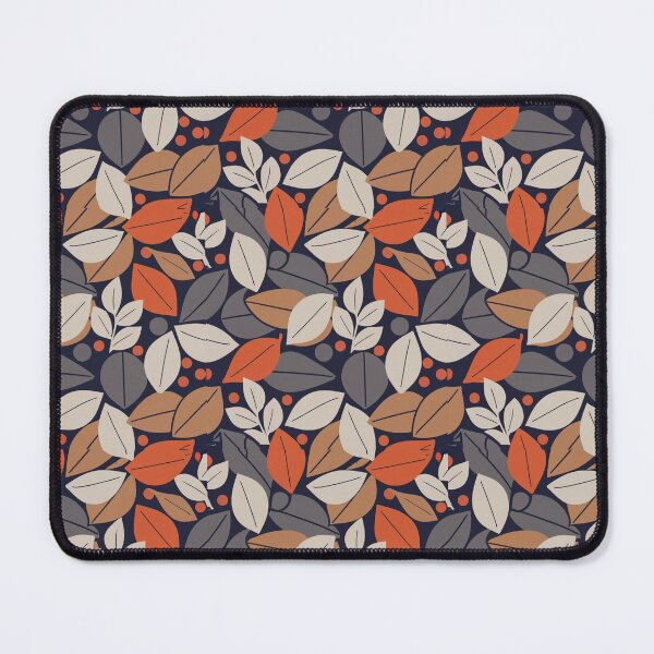Item preview, Dark Autumn / Deep Autumn pattern, skin-tone matching, personal color analysis, PCA, mid-century modern leaves designed and sold by look4seasons.