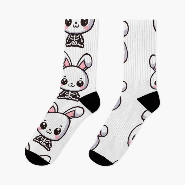 Item preview, Cute skeleton with bunny ears designed and sold by Wxjtecki.