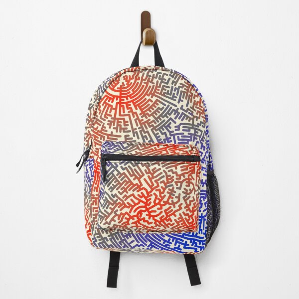 Item preview, Center Maze Blue Red designed and sold by Mary Holstege.