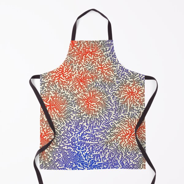 Item preview, Center Maze Blue Red designed and sold by Mary Holstege.