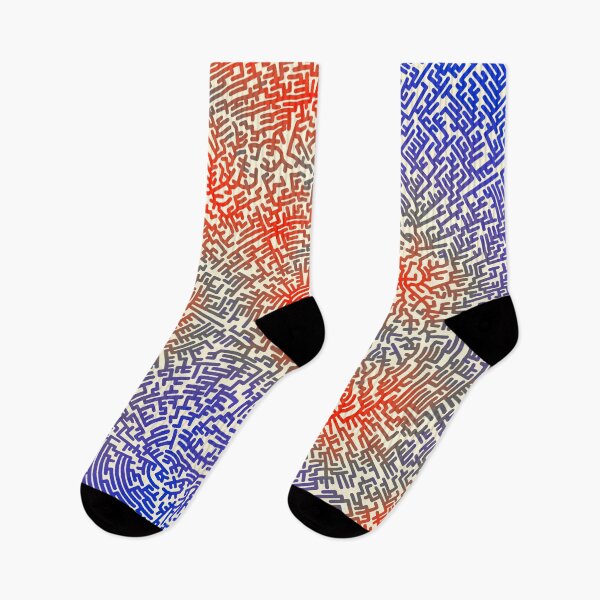 Item preview, Center Maze Blue Red designed and sold by Mary Holstege.