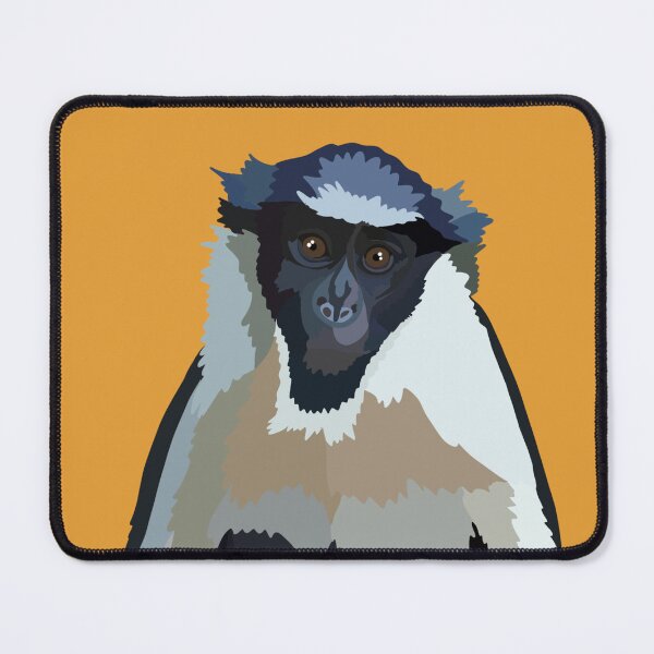 Item preview, D is for Diana Monkey,Diana Monkey Illustration – Stunning Primate Art for Wildlife and Nature Lovers designed and sold by PrettylittlepastelUk.