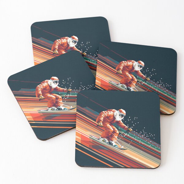 Item preview, Neon Glide: Santa's Snowy Escape designed and sold by Studio Axis.