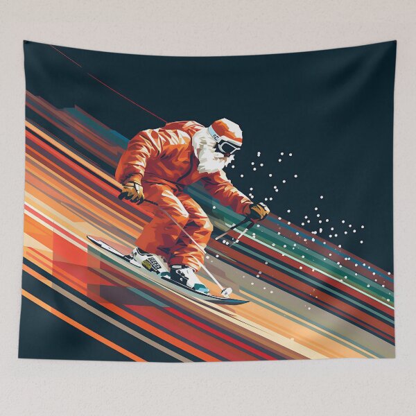 Item preview, Neon Glide: Santa's Snowy Escape designed and sold by Studio Axis.