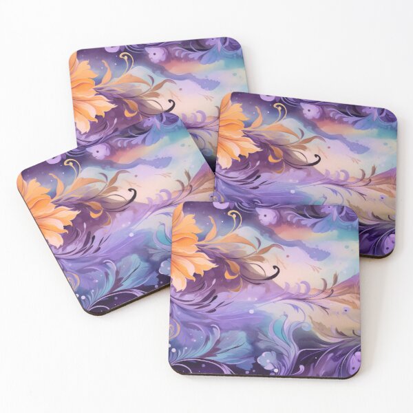 Item preview, Ethereal Floral Whirl: Cosmic Blossom Symphony designed and sold by kawaiidoodlesuk.