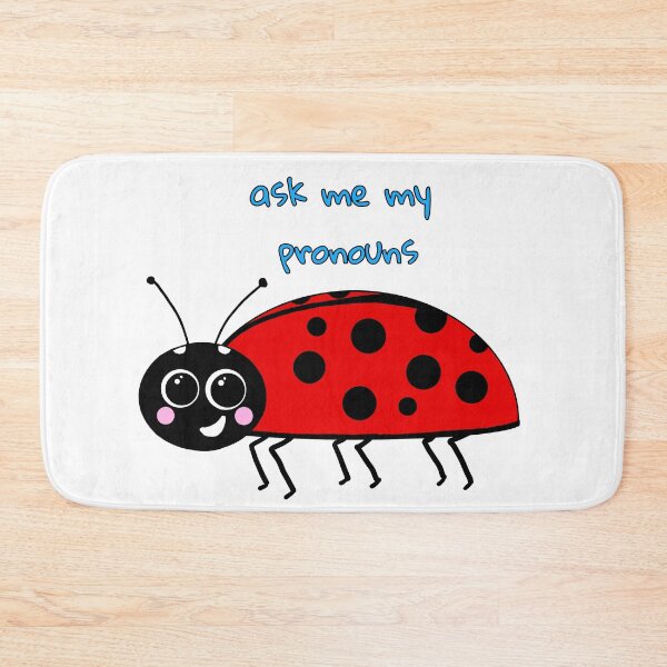 Item preview, Pronoun Friendly Bug designed and sold by UnderbiteShop.