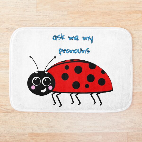 Item preview, Pronoun Friendly Bug designed and sold by UnderbiteShop.