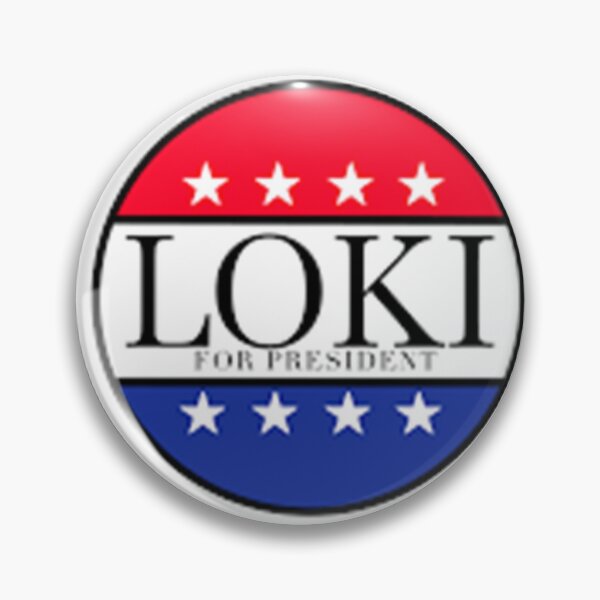 Item preview, PRESIDENT LOKI PIN  designed and sold by ABUSSUAL.