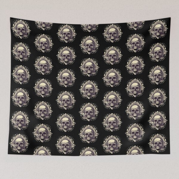 Item preview, Cute ugly heavy metal skull designed and sold by TruckerPLShop.