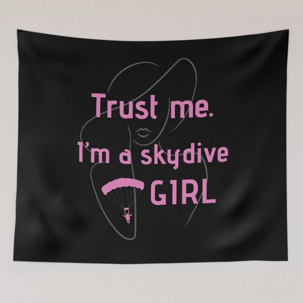 Item preview, Skydive Girl designed and sold by youraircraftart.