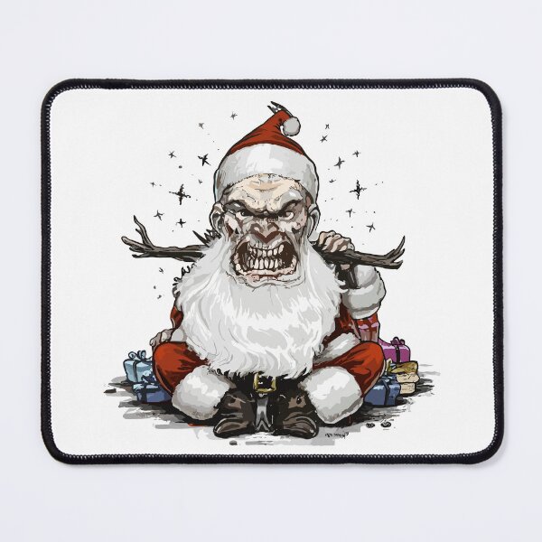 Item preview, Cartoon of Santa Claus with a switch designed and sold by GrafDot.
