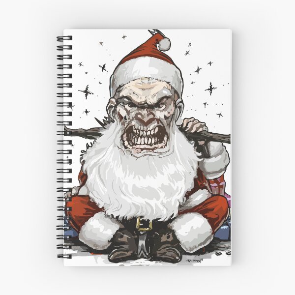 Item preview, Cartoon of Santa Claus with a switch designed and sold by GrafDot.