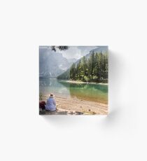 Lake of Braies Acrylic Block