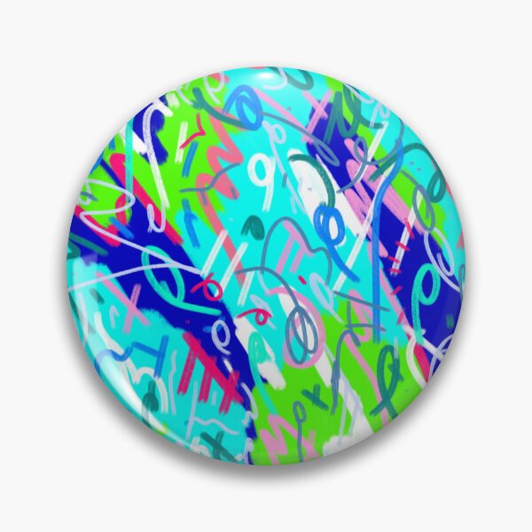 Item preview, Blue and Green Pop Art designed and sold by DanielleGensler.