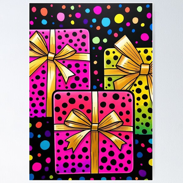 Item preview, Pretty Polka Dot Presents: Greeting Cards & Art Prints designed and sold by Karistina Lafae Designs.