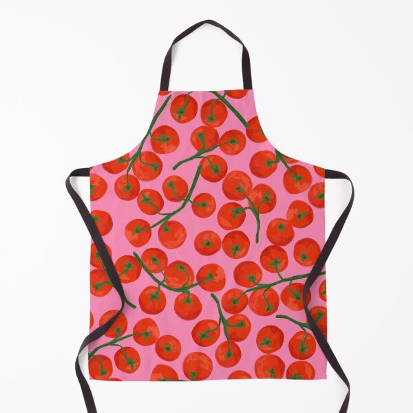 Item preview, Hand drawn Tomato Vine Bunches Pink Red designed and sold by gabrielleneil.
