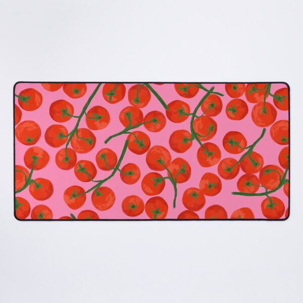 Item preview, Hand drawn Tomato Vine Bunches Pink Red designed and sold by gabrielleneil.