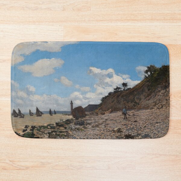 Item preview, The Beach at Honfleur, Painting by Claude Monet designed and sold by Suzana Djordjevic.