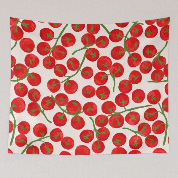 Item preview, Hand drawn Tomato Vine Bunches Red designed and sold by gabrielleneil.