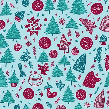 Artwork thumbnail, Christmas pattern by RBCTk