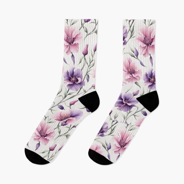 Item preview, amazing floral pattern with purple and pink flowers designed and sold by PasindhuW.