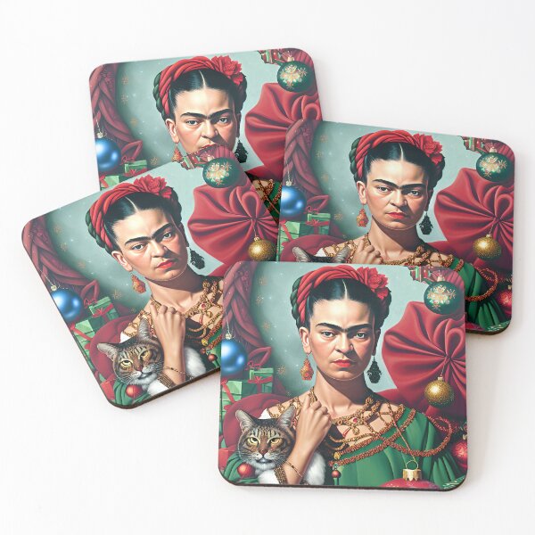 Item preview, Frida Khalo Xmas Tribute designed and sold by GooGooPop.