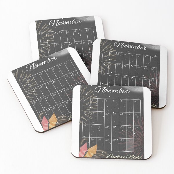Item preview, November Calendar (Part of 12 part collection on page) designed and sold by AandJCrafts.