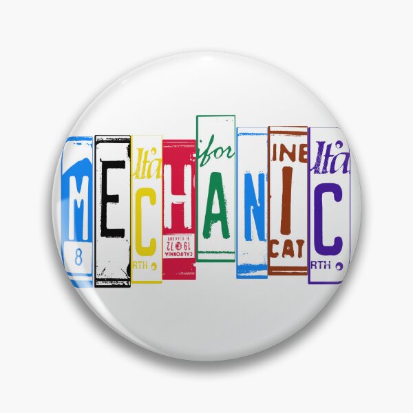 Item preview, MECHANIC License plates cut up designed and sold by thatstickerguy.