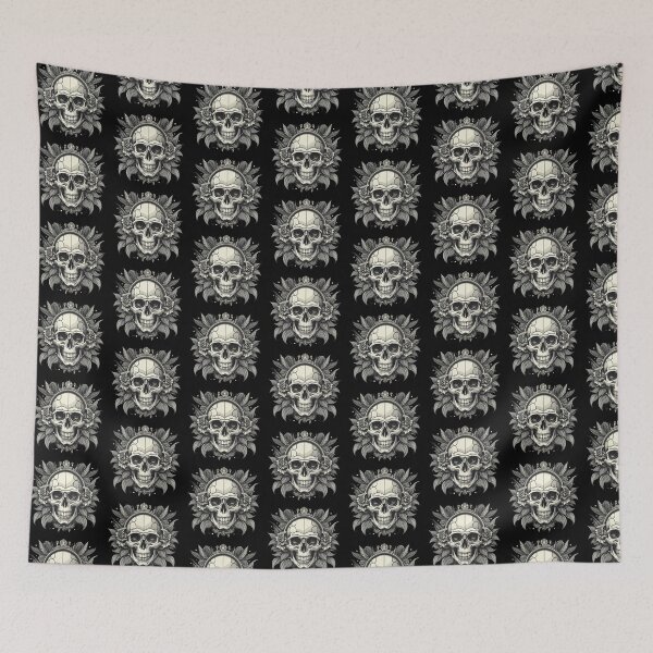Item preview, Cute ugly heavy metal skull designed and sold by TruckerPLShop.