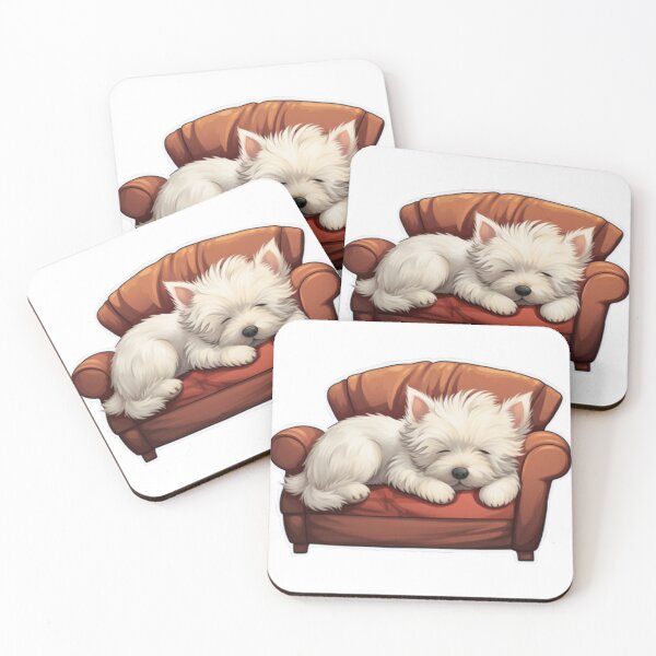 Item preview, Slumber Haven: Painted Westie Repose designed and sold by PureGlee.