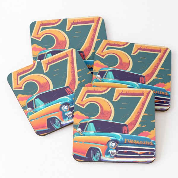 Item preview, “57 Orange Chevy designed and sold by Leesondesign.