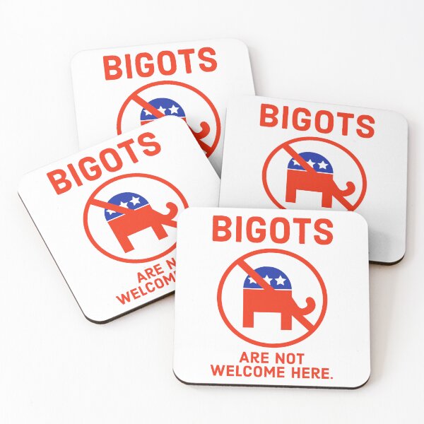Item preview, Bigots are not welcome anti GOP design designed and sold by Rachel the Artist .