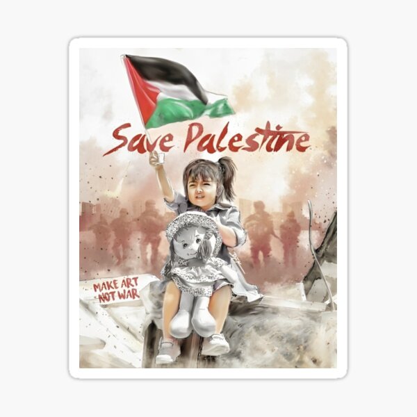 Kids Diamond Painting Stickers Kits - Holographic Palestine