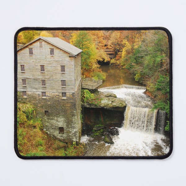 Item preview, Lantermans Mill In Fall designed and sold by thatstickerguy.
