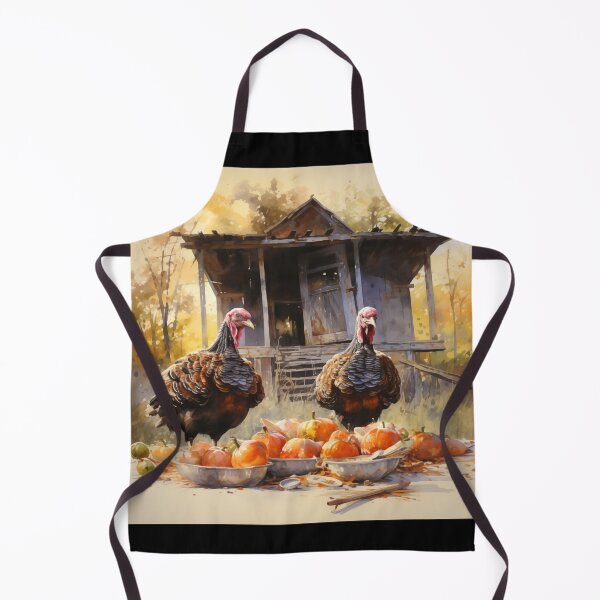 Item preview, Turkeys at Thanksgiving table designed and sold by Sp3ctrumOfColor.