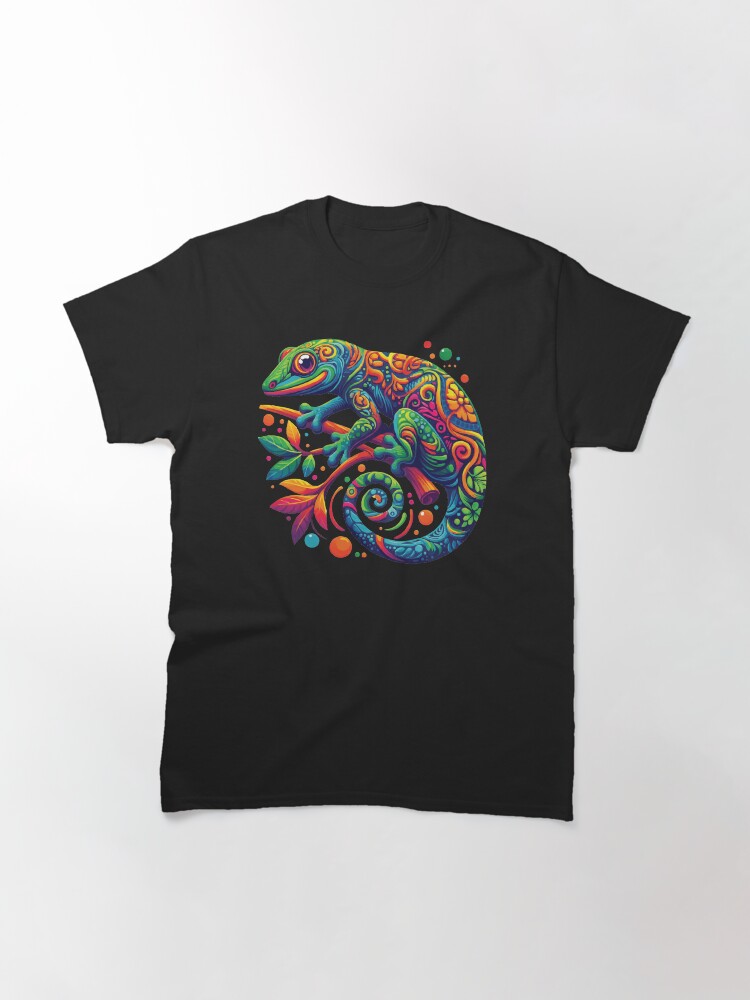 Thumbnail 2 of 7, Classic T-Shirt, Tropical Gecko designed and sold by heartsake.