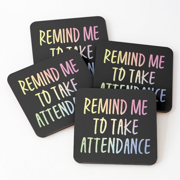 Item preview, Remind Me To Take Attendance designed and sold by ScienceCorner.