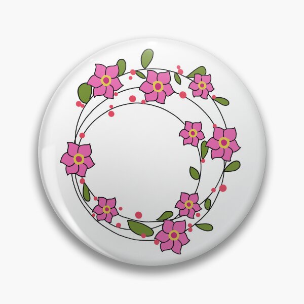 Item preview, Pink Flower Ringlet designed and sold by NorahMaeDesigns.