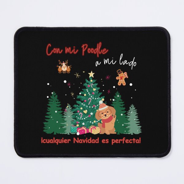 Item preview, Con mi poodle a mi lado_cualquier Navidad es perfecta designed and sold by ARUN VASWANI.