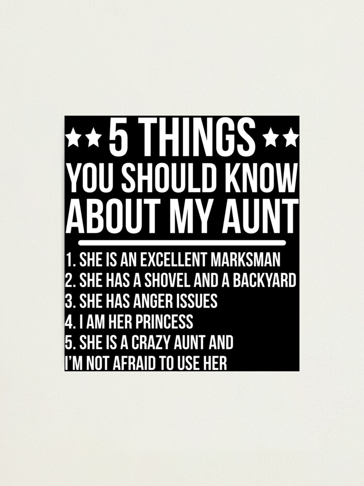 funny crazy Aunt word art T-Shirt