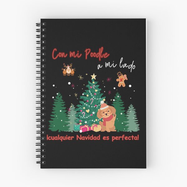Item preview, Con mi poodle a mi lado_cualquier Navidad es perfecta designed and sold by ARUN VASWANI.