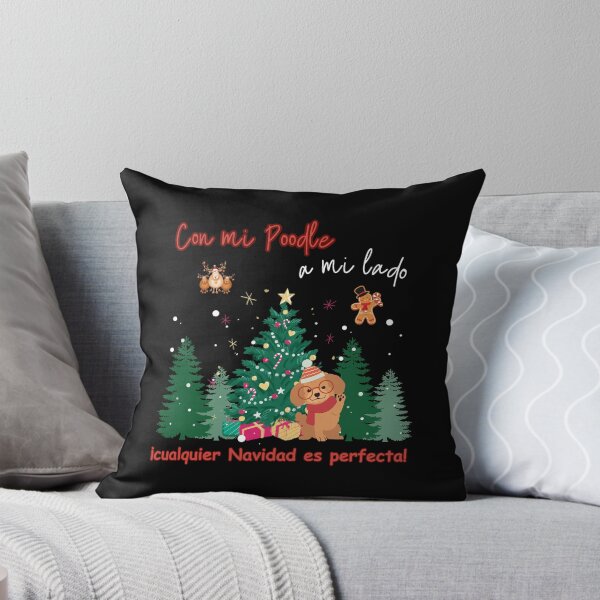 Item preview, Con mi poodle a mi lado_cualquier Navidad es perfecta designed and sold by ARUN VASWANI.