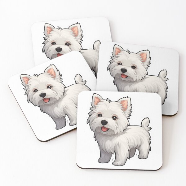 Item preview, Happy-go-Lucky Westie: Simple Cartoon Joy designed and sold by PureGlee.
