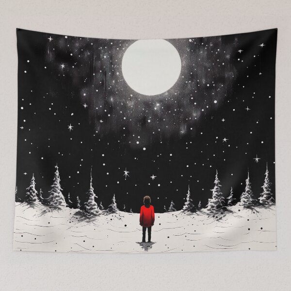Item preview, Midnight Solitude: A Winter Night's Reflection designed and sold by Studio Axis.