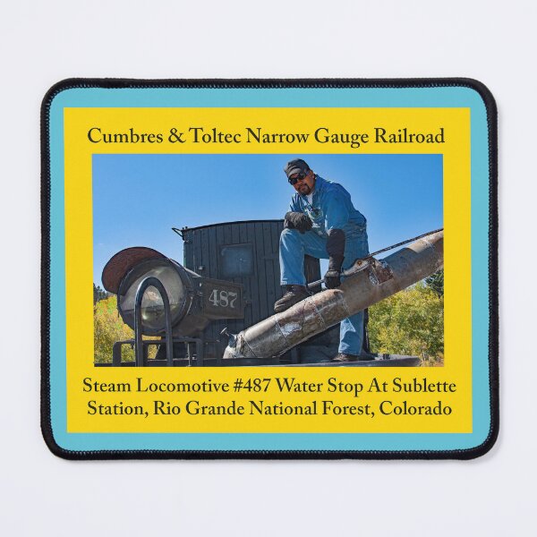 Item preview, Steam Trains As Home Decor: Stickers, Magnets, Desk Mats, Mouse Pads, Pillows, Totes, Mugs, Wall Art, Comforters, Shower Curtains, Clocks, Art Prints, Throw Blankets, Bath Mats, Jigsaw Puzzles & More designed and sold by MoreEZUSA-Here.