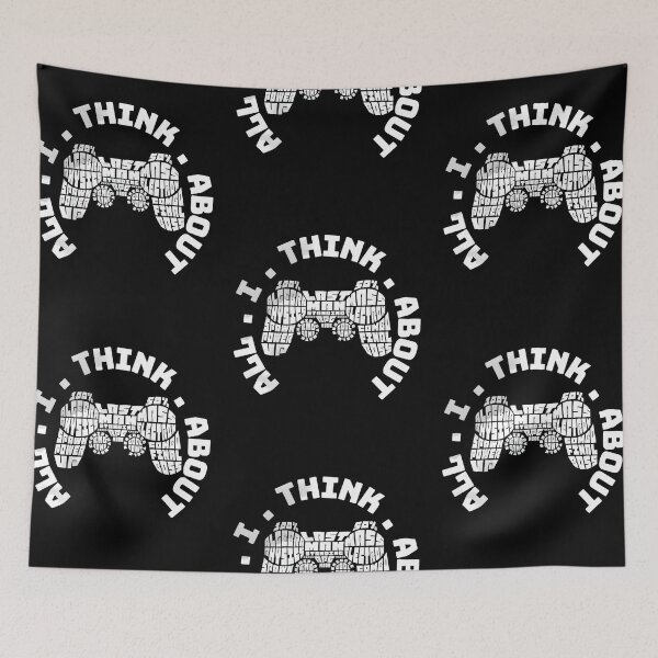 Item preview, Funny all I think about is games and math  designed and sold by Merchattack.