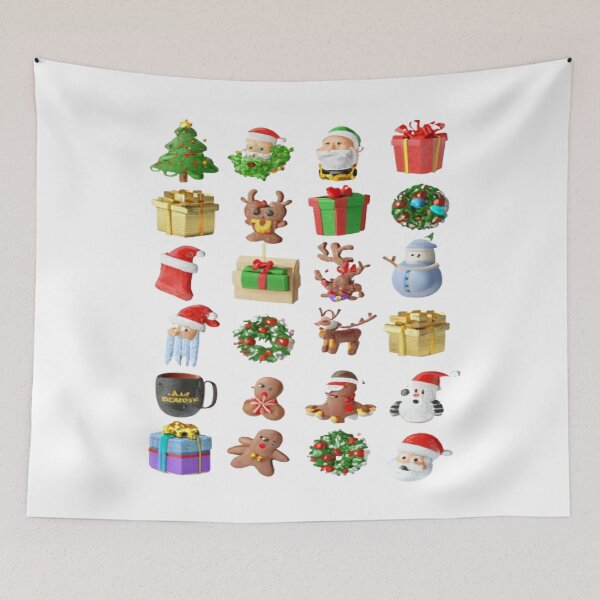 Item preview, Merry Christmas to everyone 24 Stickers & Magnets for Christmas designed and sold by samar Majdei.