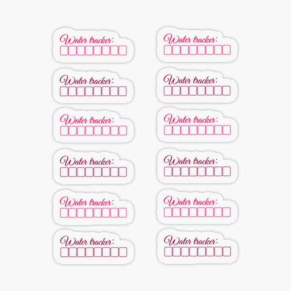 Monthly PNG Transparent Habit Trackers Stickers – Digital Plans Stickers