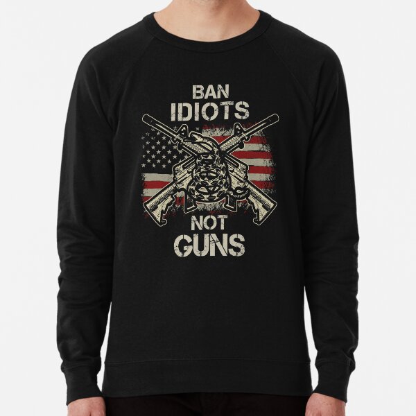 Item preview, Funny Ban Idiots Not Guns T Shirt | 2nd Amendment Gun Rights Shirts designed and sold by 97Tees.